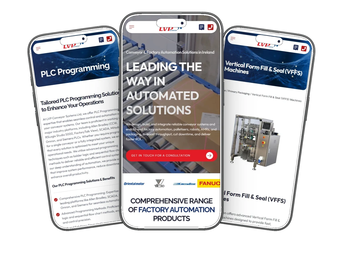 LVP Automation — mobile experience