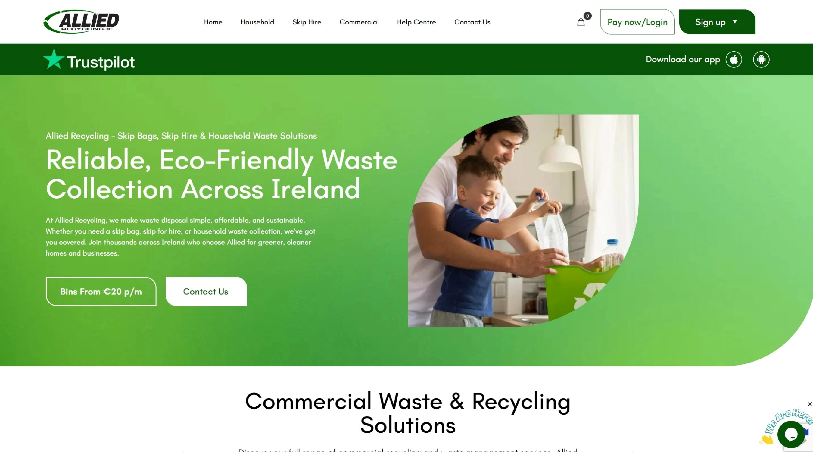 Web app — Allied Recycling