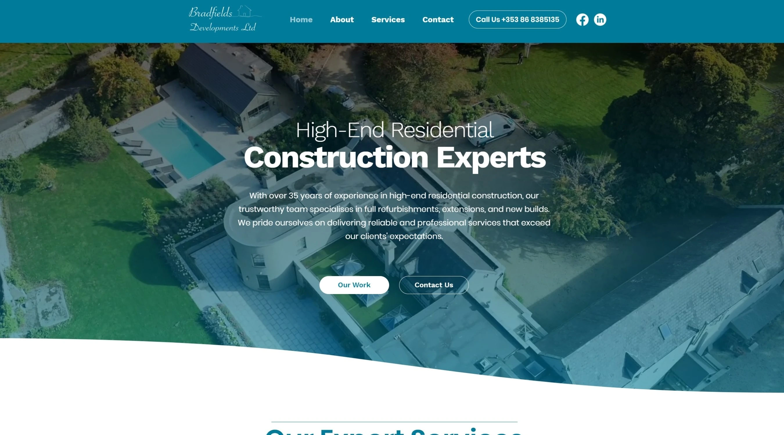 Web app — Bradfields Developments