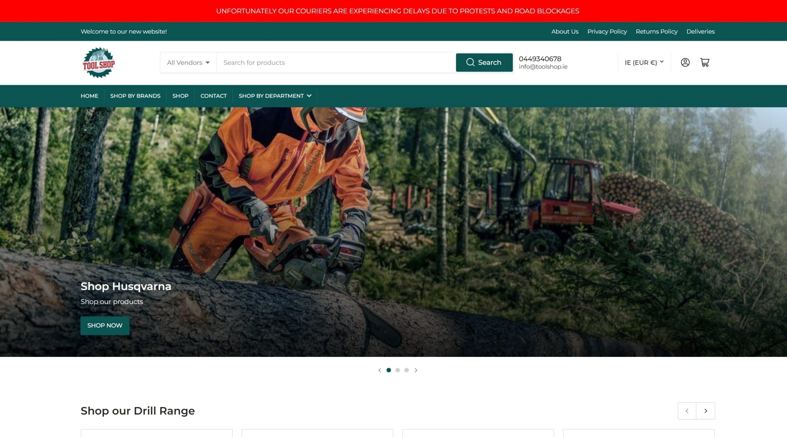 Shopify store — Toolshop.ie