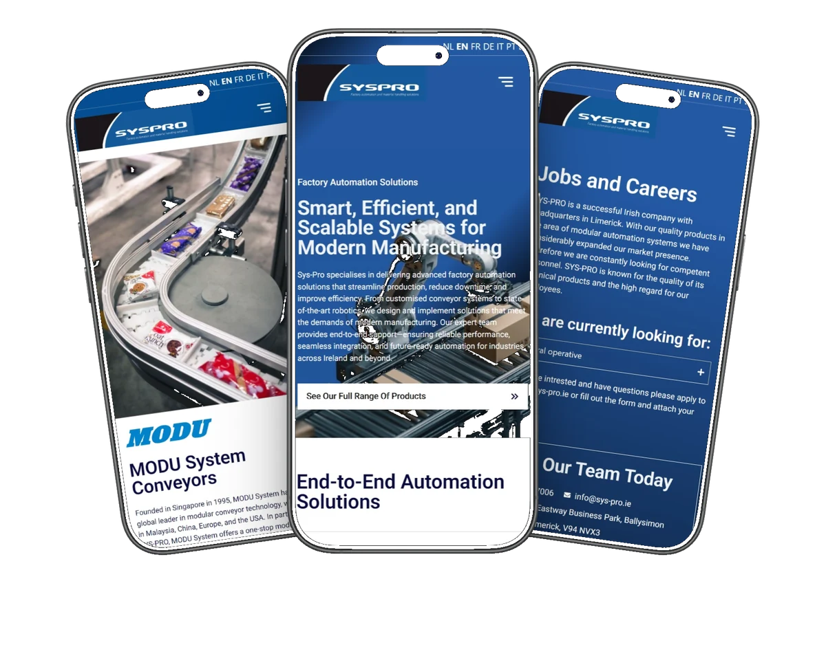 Sys-Pro — mobile experience